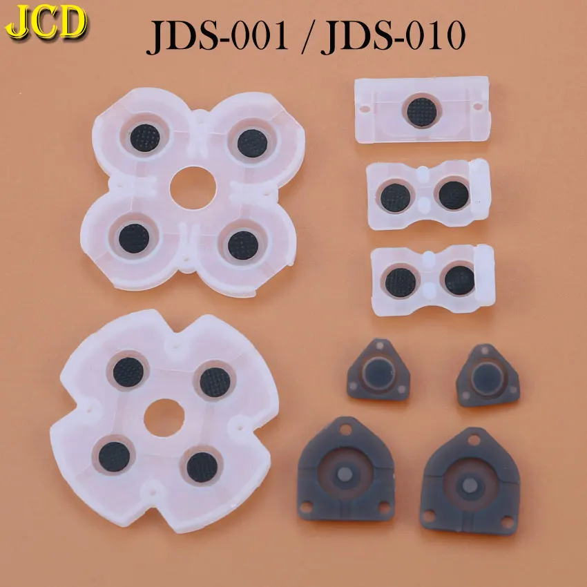 Jcd ปุ่มกาวนำสื่อนำไฟฟ้าทำจากซิลิโคน JDS-030 JDS-010 JDS-001สำหรับตัวควบคุม PS4 1ชุด