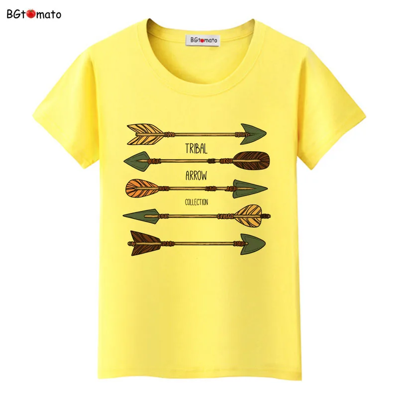 

Bgtomato personality printing retro design T-shirts new style woman's super cool shirts Brand good quality casual tops tees