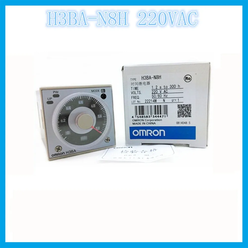 

H3BA-N8H AC220V OMRON relay electronic omron timer multifunzione tempo time1.2s to 300h 50/60 hz component time relay