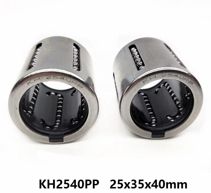 

20pcs/lot KH2540PP linear ball bearings pressing linear bushing for 25mm shaft rail cnc router 25x35x40mm KH PP