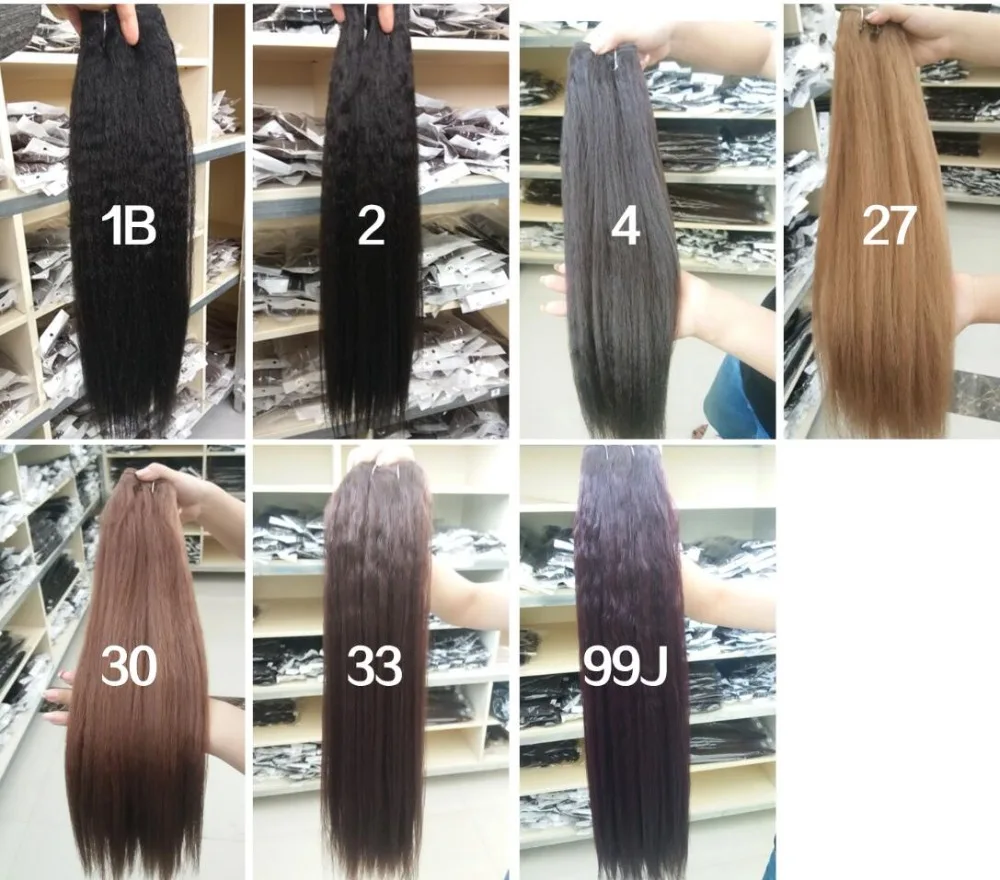 Lydia For Black Women Synthetic Hair Extension Short Kinky Straight Weaving Pure Color 10 Inch Hair Wave 1PCS/Pack Hair Bundle