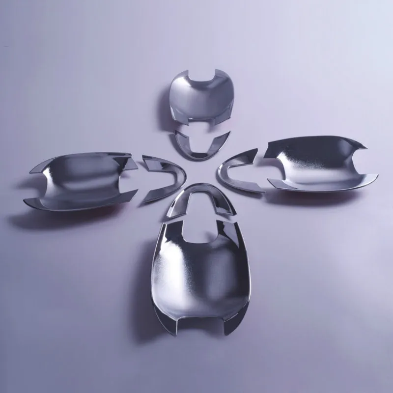 

FUNDUOO For Toyota Wish 2010 2011 2012 2013 2014 2015 2016 2017 Chrome Car door handle Cup Bowl covers car accessories