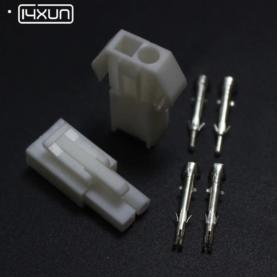 4sets EL 2P 3P 4P 6P Multipole Connectors Wire Terminal Connector 4.5mm Male Female jack plug for Car Auto