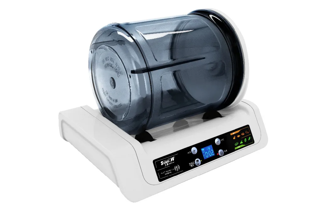 220V Electric Vacuum Food Marinator Tumbling Machine Household Vacuum Pickling Machine Chicken Burger Marinated Bacon