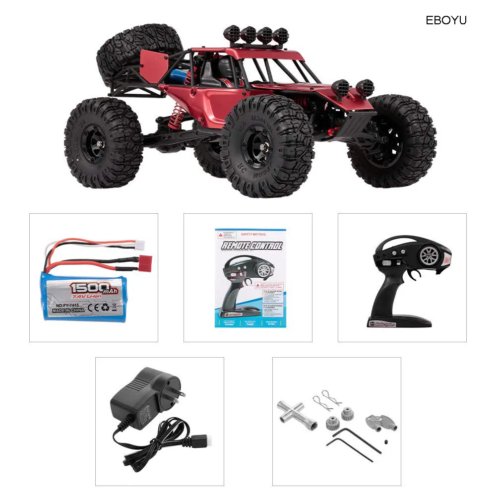 Feiyue FY03H RC Car 1:12 Desert Off-Road Buggy Metal Shell 2.4GHz 4WD 35km/h High Speed Remote Control Car RTR