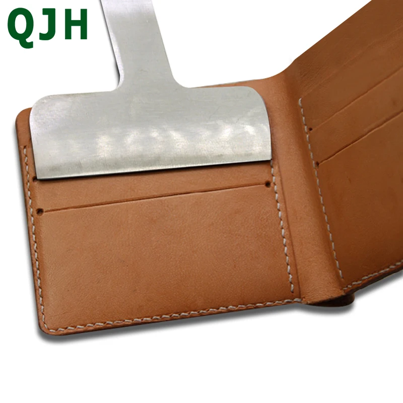 

wallet card holder stripe hand punch Leather craft tool 57mm 87mm Cutting business card holder