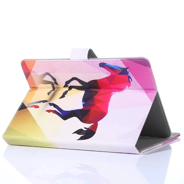 Cartoon Colourful Universal Tablet PU Leather stand cover For ASUS MeMO Pad FHD 10 ME302KL LTE/ME302C 10.1 inch case + pen