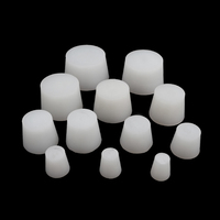 2x Tapered Beer Silicone Plug Without Hole Solid Silicone Stopper For Airlock Valve Bottle Stopper  Wine Food Grade Home Brewing