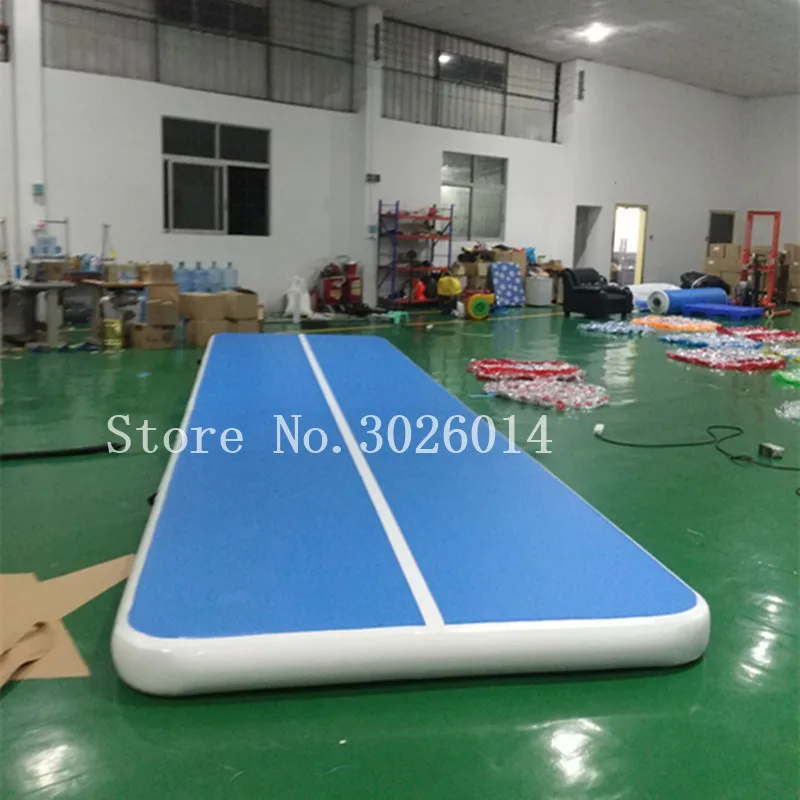 Free Shipping 8*1*0.2m Tumbling Mat Airtrack Air Track Floor Inflatable Gymnastics GYM Inflatable Air Track With a Pump