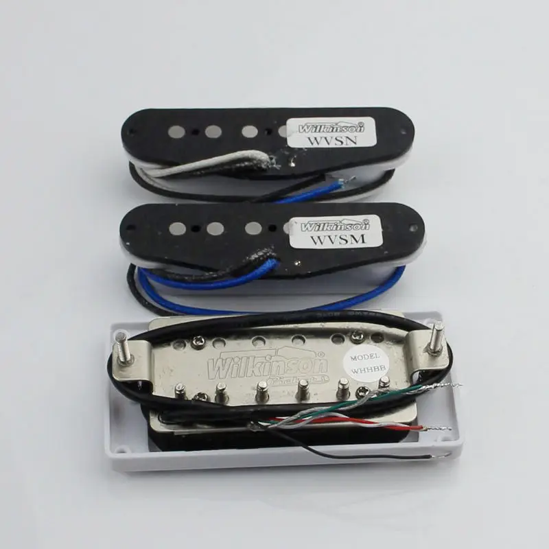 NEW Wilkinson White Humbucker Pickup Set WHH(N+B) WVSM Guitar Pickup