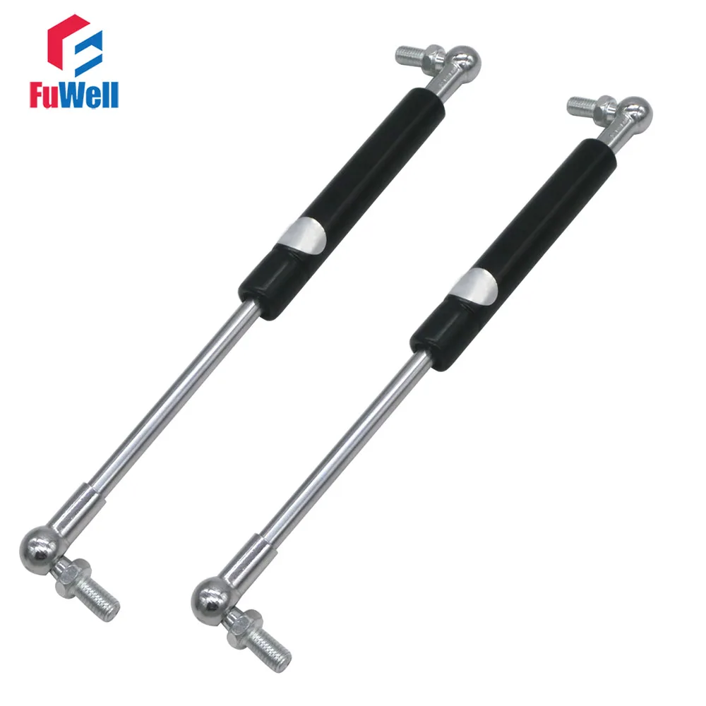 400mm Hole Center 90mm Stroke Auto Gas Spring 20kg Force Gas Strut Damper Ball Joint M8 Gas Strut Shock Spring Lift