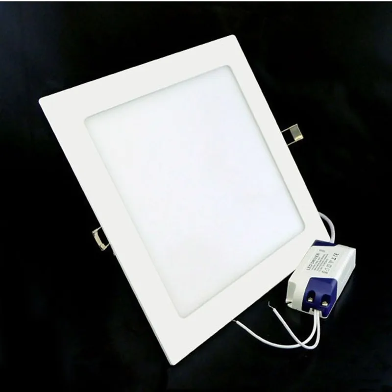 25 Watt Square LED Panel Light Recessed Kitchen Bathroom Lamp AC85-265V LED lighting Warm White/Natural/Cool White Free shipping