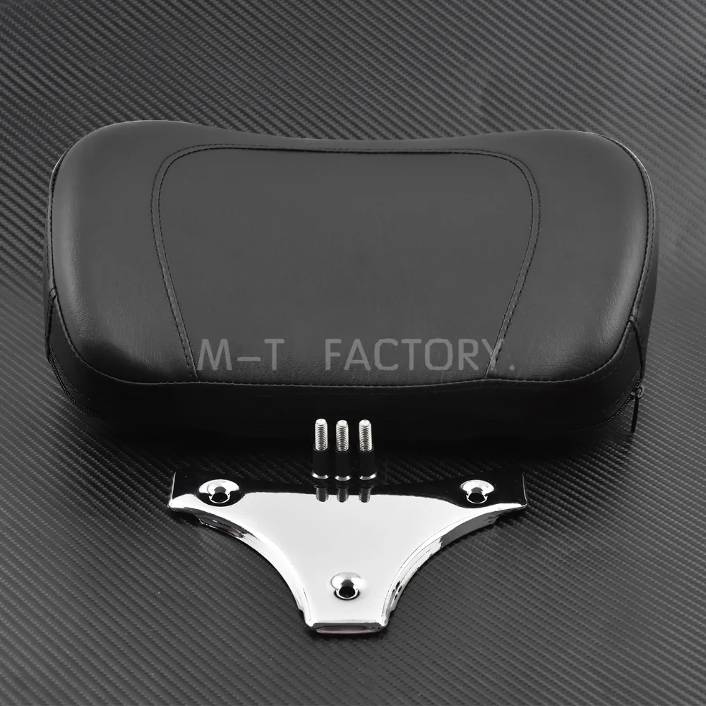 Motorcycle Parts Sissy Bar Models Detachable Passenger Backrest Pad Leather Chrome For Harley Touring FLHRC 1997-2015 2016 2017