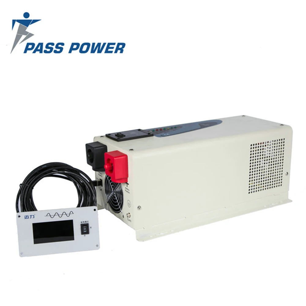 

2000W Inverter Low Frequency Pure Sine Wave Inverter with Charger with LCD Display