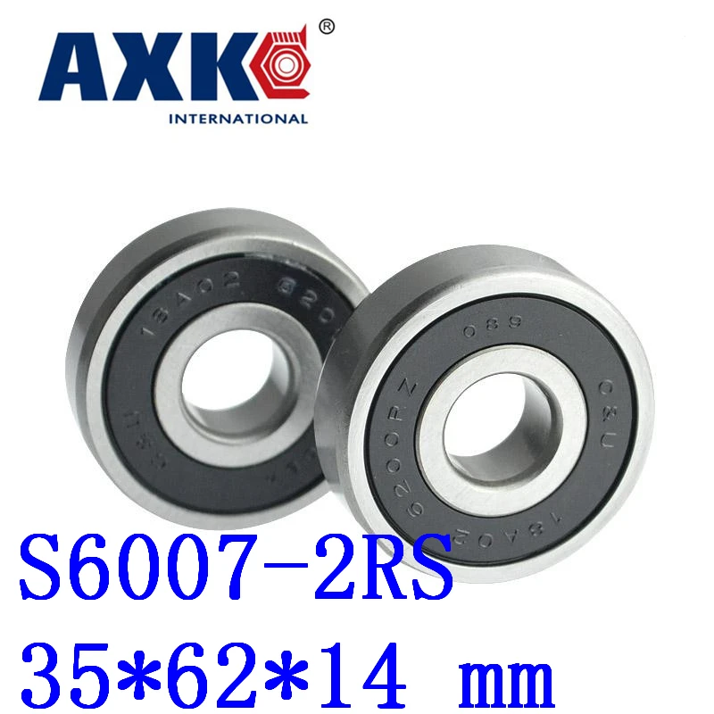 

Thrust Bearing 2pcs Free Shipping Sus440c Environmental Corrosion Resistant Bearings (rubber Seal Cover) S6007-2rs 35*62*14 Mm