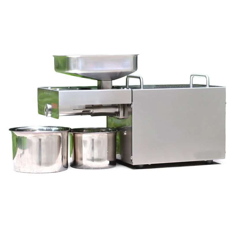 الفولاذ المقاوم للصدأ المنزل استخدام السمسم الفول السوداني فول الصويا الجوز آلة ضغط الزيت المنزلية