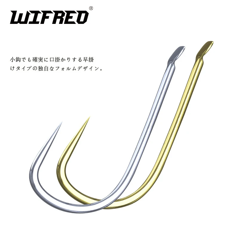 Wifreo 25PCS Barbless Hook Light Wire Dry Fly Hooks Small Fish Hooks Size 26 24 22 20 18 16 Spade Head Japanese Made XIU