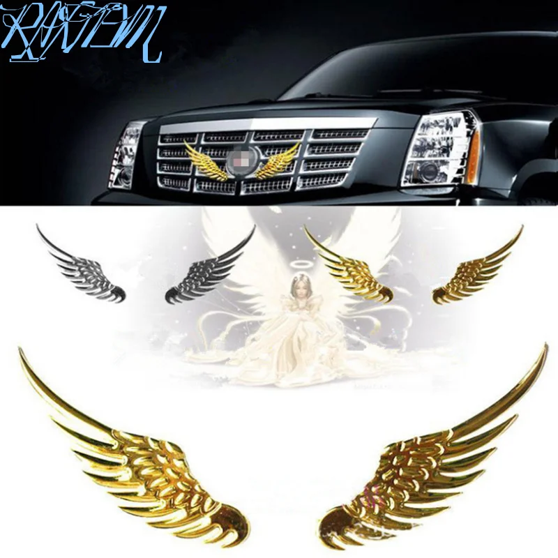 1 Pair Wings Sticker For Cadillac ATS BLS CTS XT4 XT5 ATSL XTS STS SRX Escalade car styling