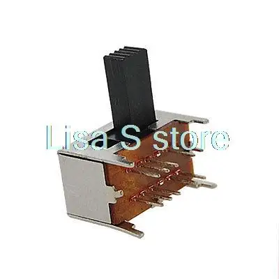 مقبض جانبي لمفتاح الانزلاق ، لوحة PCB ، 10 دبوس ، 4 موضع ، 2 p4t ، DP4T ، 0.3A ، 50V DC ، SK24D04 ، 10