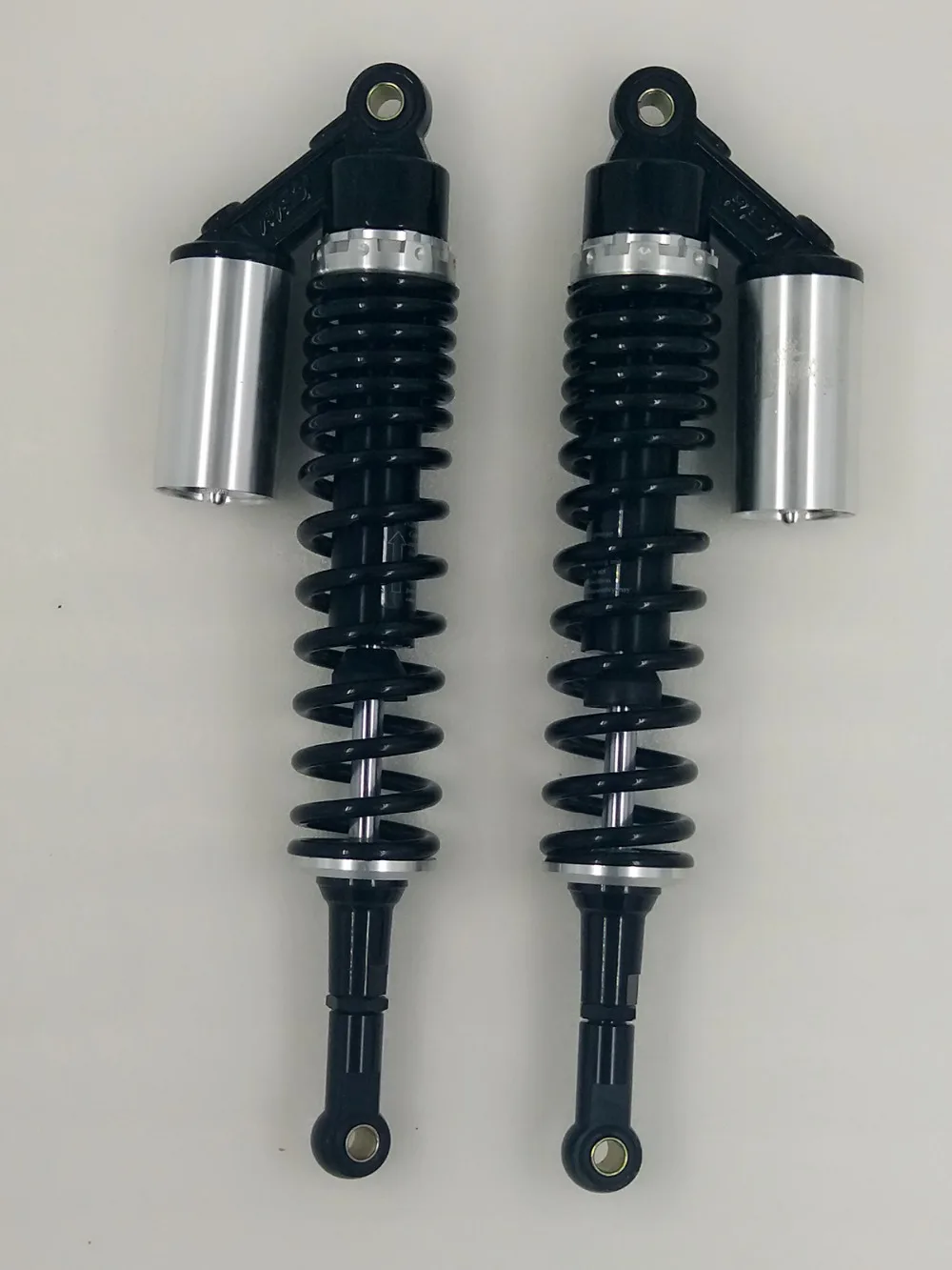 440mm Universal  8mm spring Motorcycle Shock Absorber Suspension for HONDA YMAHA SUZUKI Kawasaki  ATV Black Chrome 2 PCS