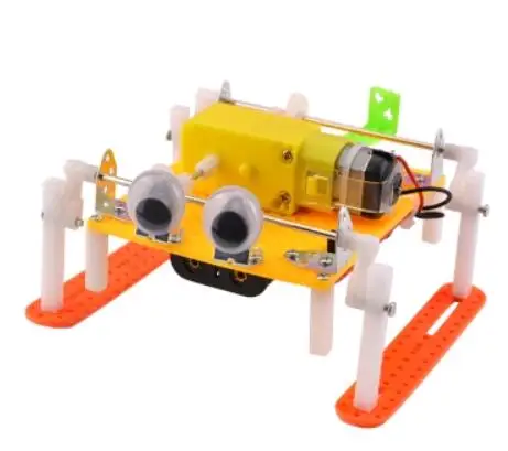 

DIY Walking robot The principle of mechanical transmission Physical science experiment free shopping