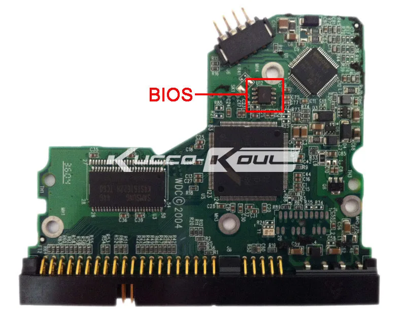 

HDD PCB logic board 2060-001292-001 REV A for WD 3.5 IDE/PATA hard drive repair data recovery