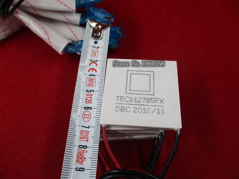 1pcs/lot TEC1-12705FX Thermoelectric Cooler Peltier 40*40*4mm TEC1 12705FX thermoelectric module