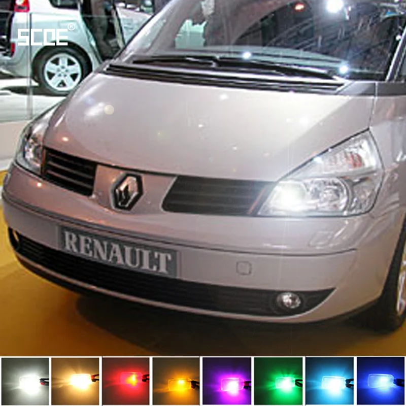 For Renault Espace IV Fluence Kangoo SCOE New 2X 12SMD LED Front Parking Light  Front Side Marker Light Source Car Styling