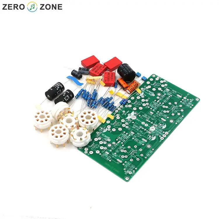 GZLOZONE Kit amplificatore di potenza valvolare Ultra lineare Push-pull 6SL7 + 6V6 (12W)