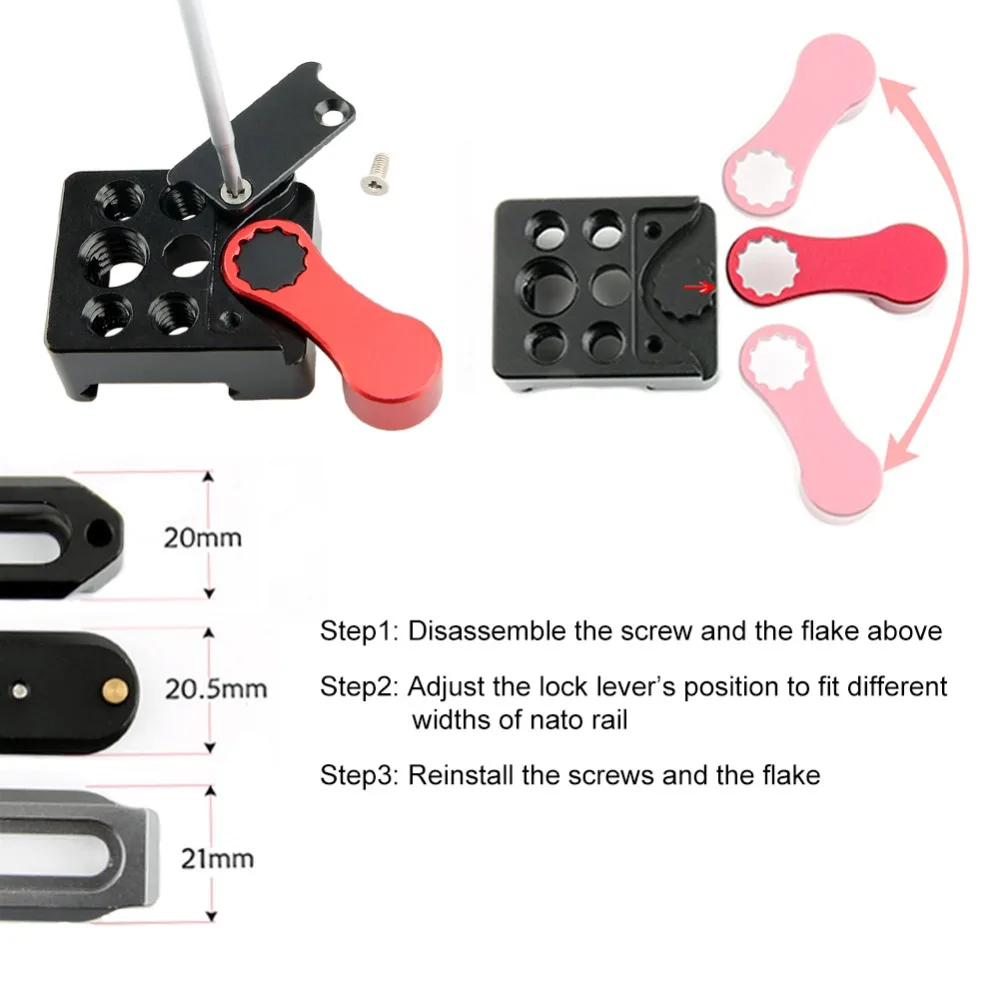 NICEYRIG Camera Rig Cage 1/4\