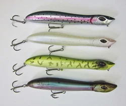 Fishing Topwater Popper Bait Snake Head Wobbler 140mm/26g