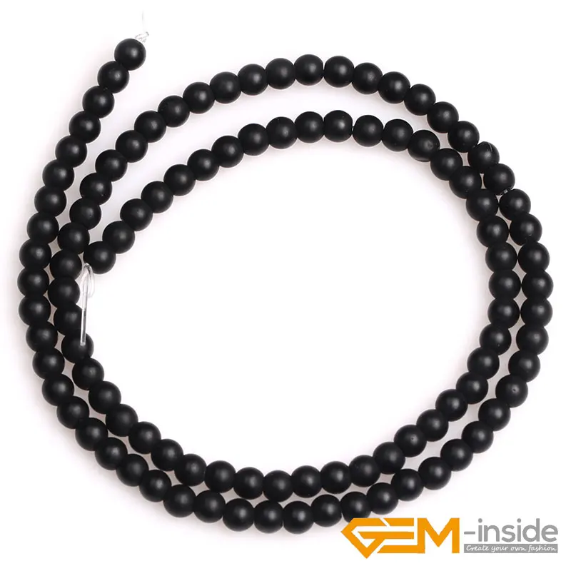 Natural Stone Round Balck Brazil Agates Beads For Jewelry Making Strand 15 Inch DIY Bracelet Necklace Jewelry Bead 6mm 8mm 10mm