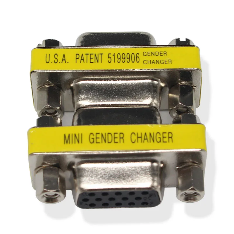 

New Arrival Mini Gender Changer VGA Adapter Female to VGA Female For PC TV Notebook Monitor STB Projector DVD