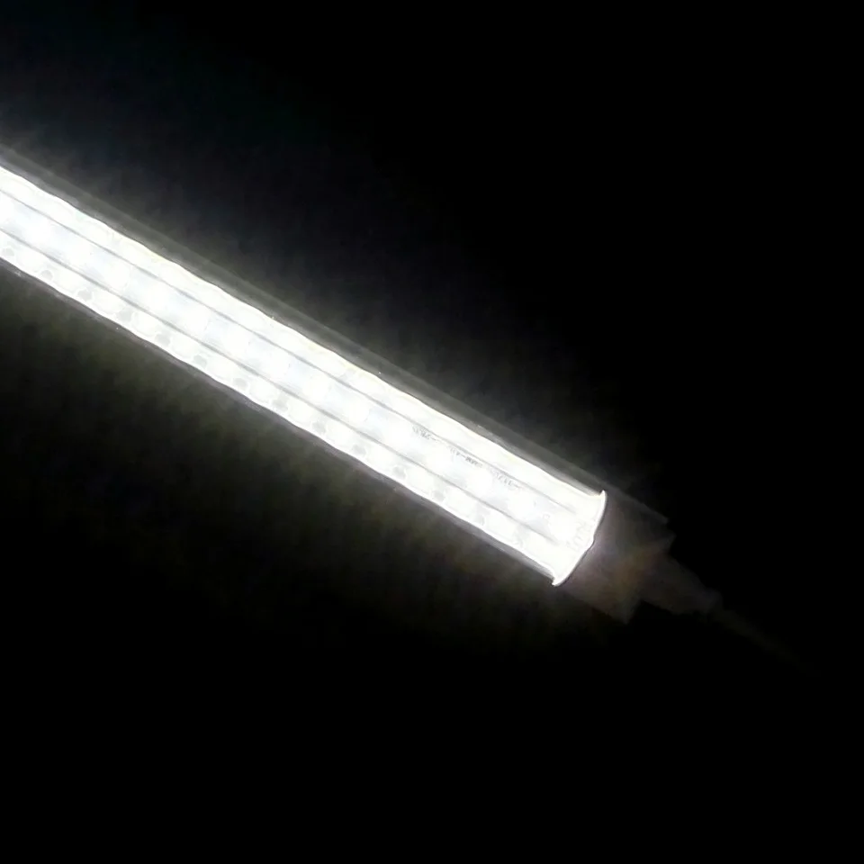 Energiesparende T8 Integrierte Led-röhre Lampe 220V 2000lm FÜHRTE Schlauch Lampen 20W 96Leds Led Wand Lampe V-Form Led Leuchtstoffröhre Licht 20W