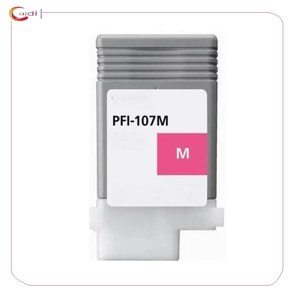 

1 Pack Magenta Compatible for Pfi-107 Ink cartridge fit Canon ipf 670 680 685 770 780 785 printer inkjet