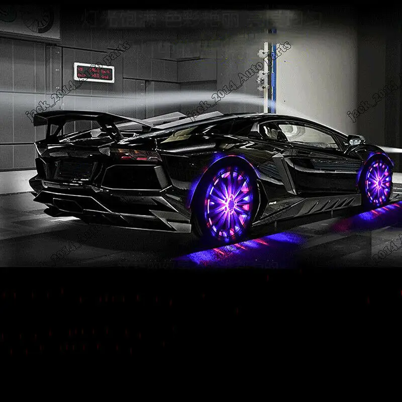 Tire LED Car Wheel Light Led Waterproof Lights for Lamborghini Ferrari Porsche