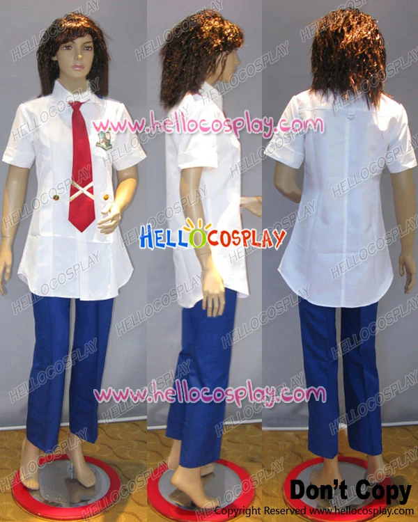 

Macross Frontier Cosplay Mihoshi Gakuen Summer Uniform Costume H008