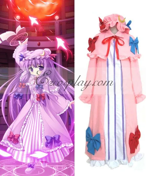 Touhou Project Patchouli Knowledge Cosplay Costume E001