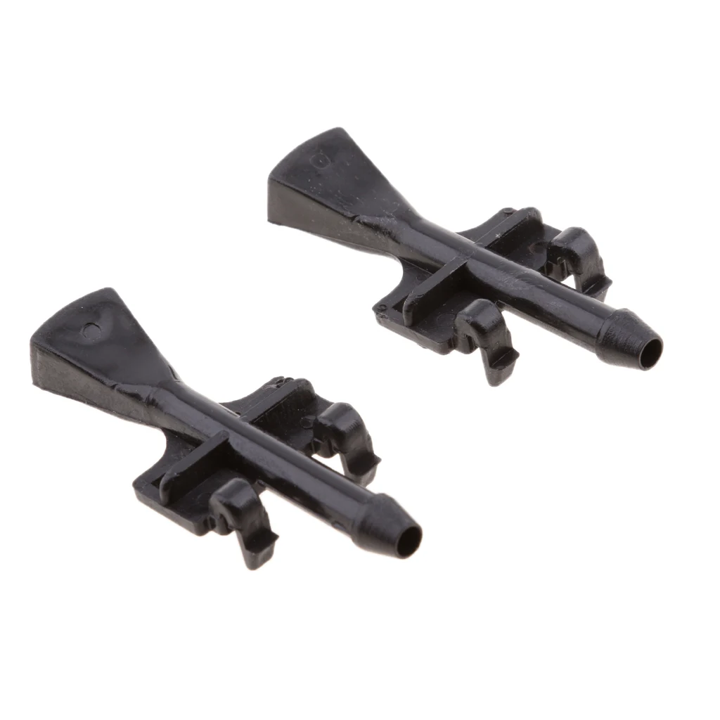 1 Pair Car Auto Windshield Washer Wiper Water Spray Nozzle for OPEL MERIVA-A Efficiently Prolong The Wiper Blade Life Time