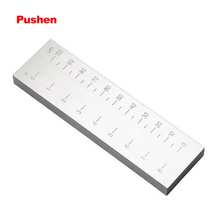 Pushen Único Sulco Grindometer Grau de Moagem de Alta Precisão Micron Gauges Medidor Tester Moer Hegman Gages Pintura Tintas Marca
