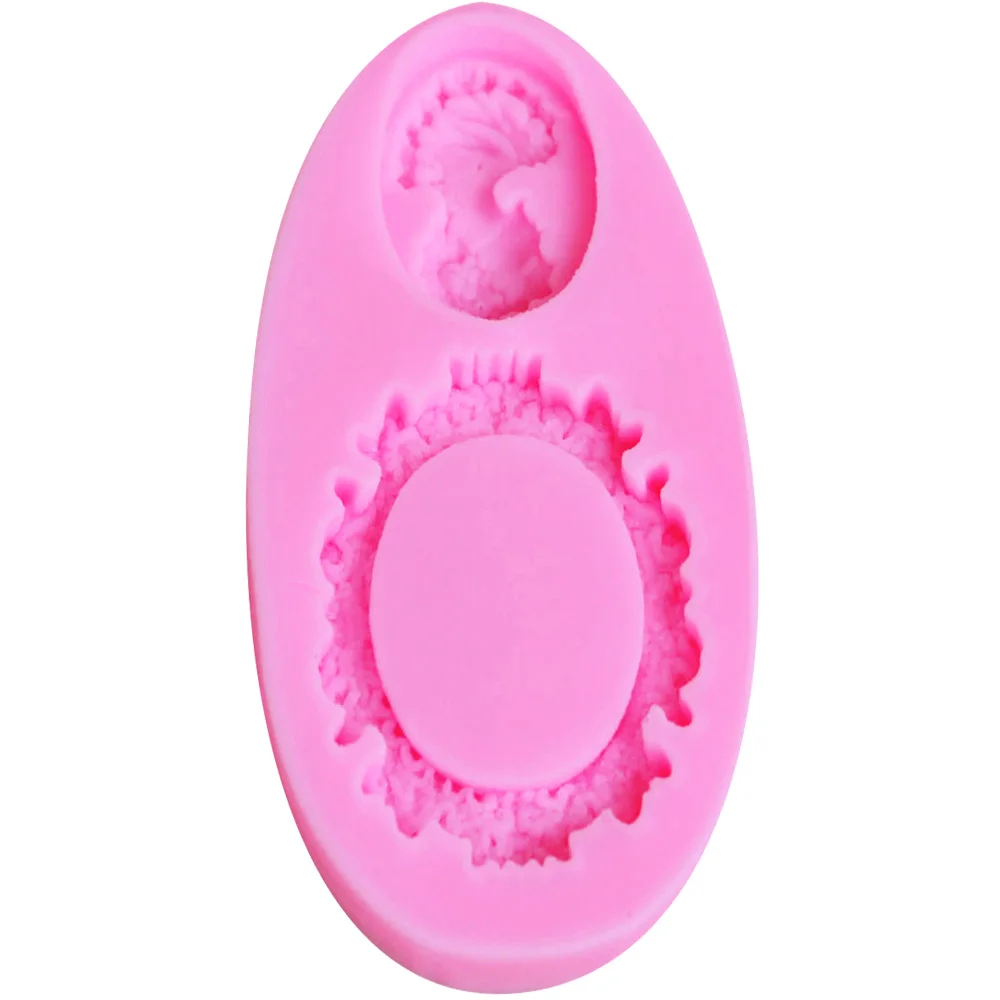 C-214 Flowers Gem Pearl Silicone Mold Relief Border Cake Mold Silicone Baking Tools Decorations Baking Mould DIY