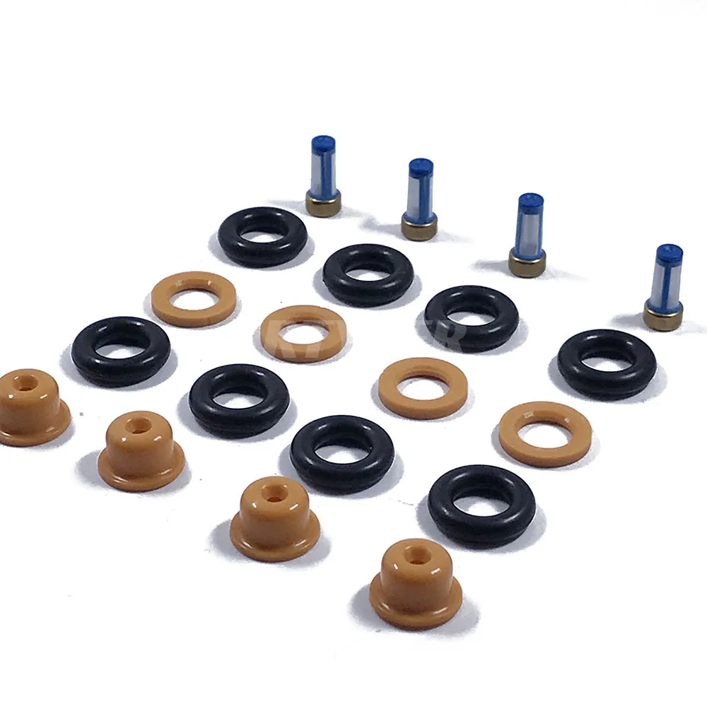 4세트 35310-23010 아우디 A4 S4 TT, 골프, 파사트, 뷰익, 포드, 현대 엘란트라 티뷰론용 연료 인젝터 수리 키트