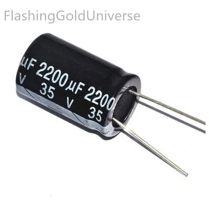 35V 2200UF 2200UF 35V   Electrolytic Capacitors Size:13X25 16X25 best quality New origina