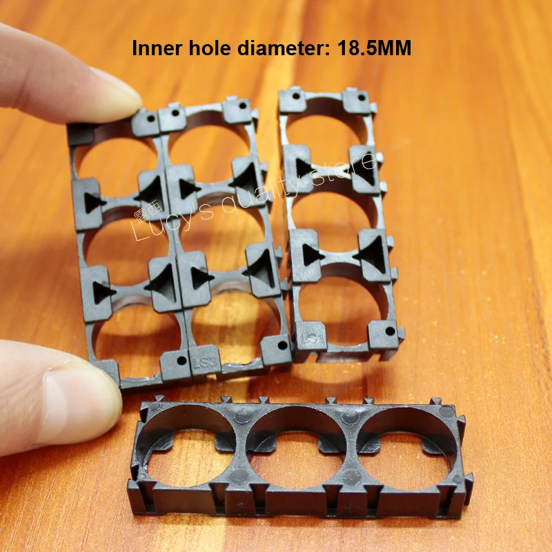 10 pz/lotto 18350 18500 18650 combinazione batteria staffa universale ABS ritardante di fiamma combinazione staffa fissa FAI DA TE
