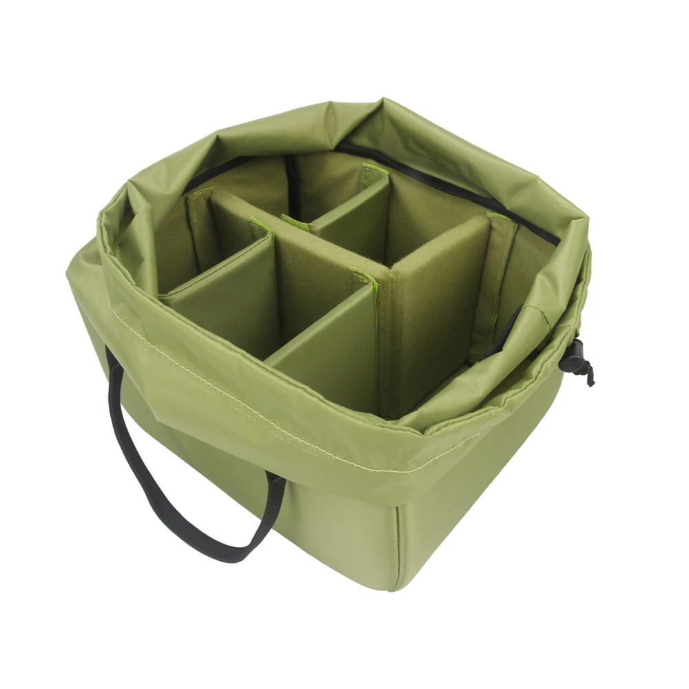 Waterproof Camera Divider Case Protective Soft Shockproof DSLR SLR Camera Lens Bag Insert Padded Digital Pouch