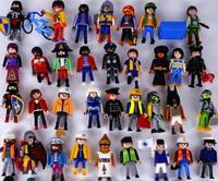 Original Playmobil Figures Toys Fille Enfant Police Pirate Princess Figura Figurines Toys Randomly Sent Playmobil People Figuras