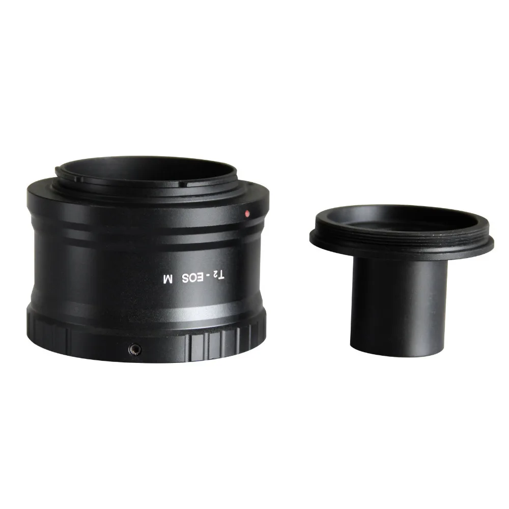 

T T2 Lens Mount Adapter for Ca non EOS M EF-M Mirrorless Camera +0.91in 23.2mm Microscope Mount Tube