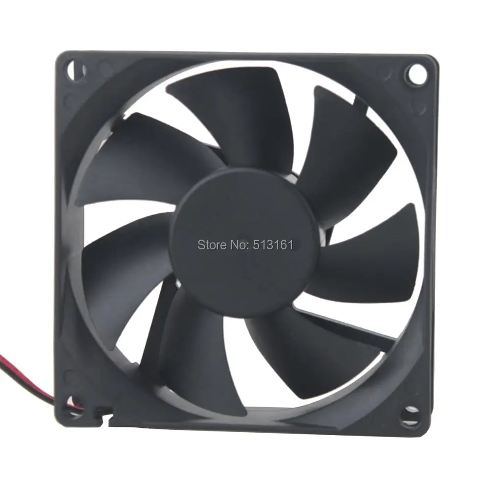 2 Cái Gdstime Tốc Độ Cao 80x80x25 mét Máy Tính 8 cm 12 V 2Pin Bi 80 mét DC Cooling Fan