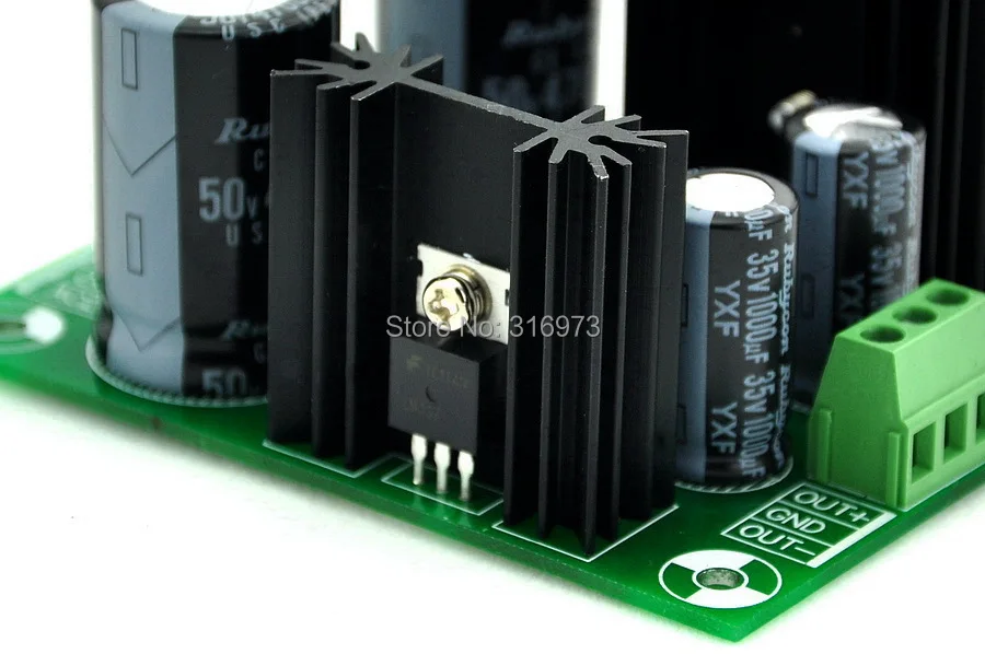 PCB Power Supply Board Kit, Baseado em LM317 e LM337 IC