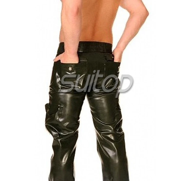 latex uniform wear pants